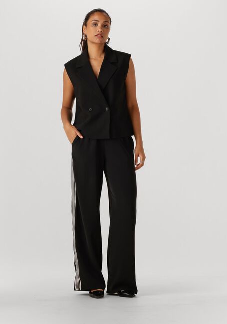 Zwarte MODSTRÖM Wijde broek TINNIEMD PANTS - large