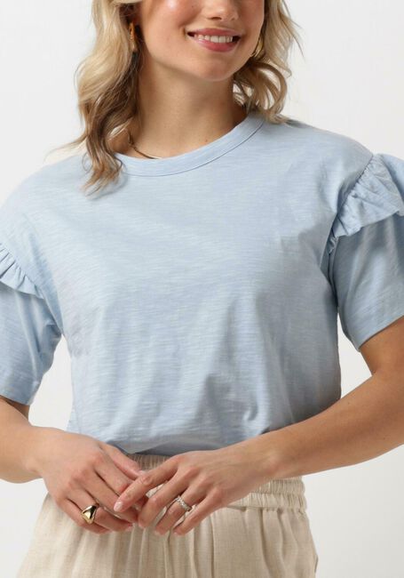 Blauwe SELECTED FEMME T-shirt SLFRYLIE SS FLORENCE TEE - large