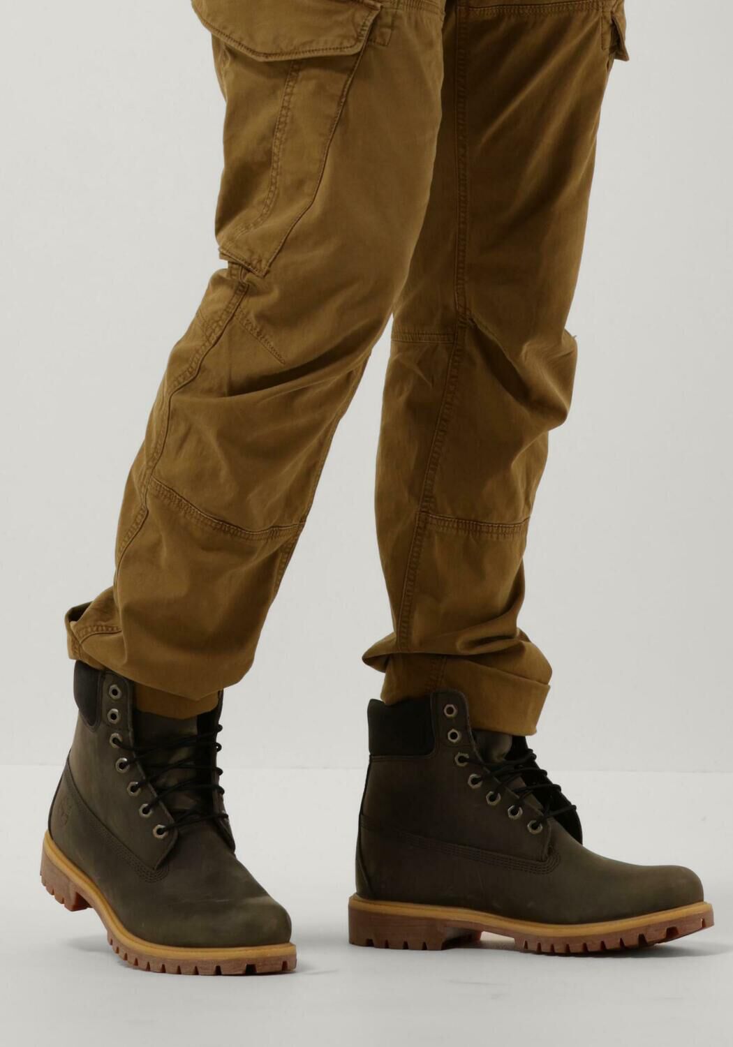 Grijze TIMBERLAND Veterboots 6INCH PREMIUM BOOT M - large