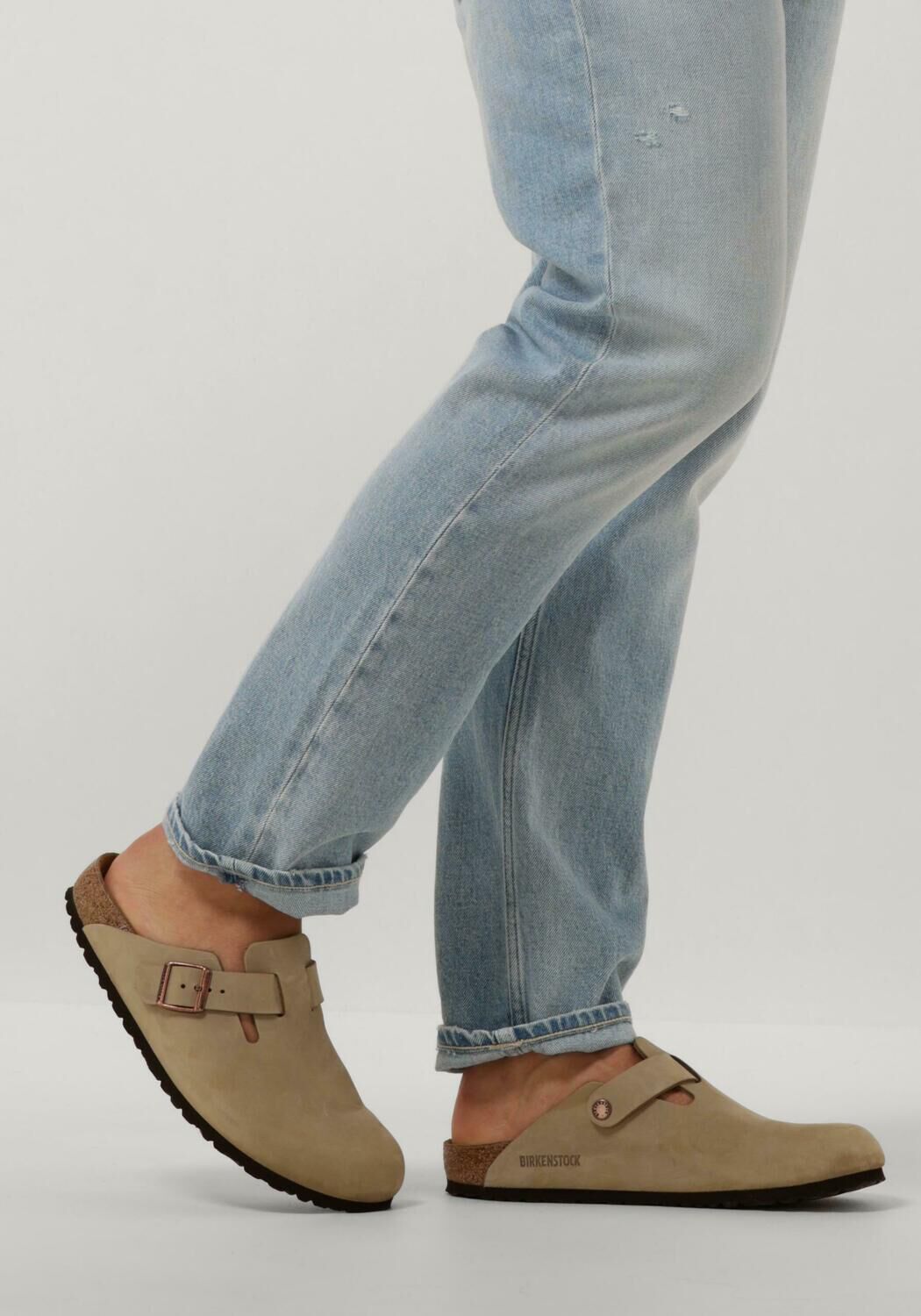 Bruine BIRKENSTOCK Instappers BOSTON HEREN - large