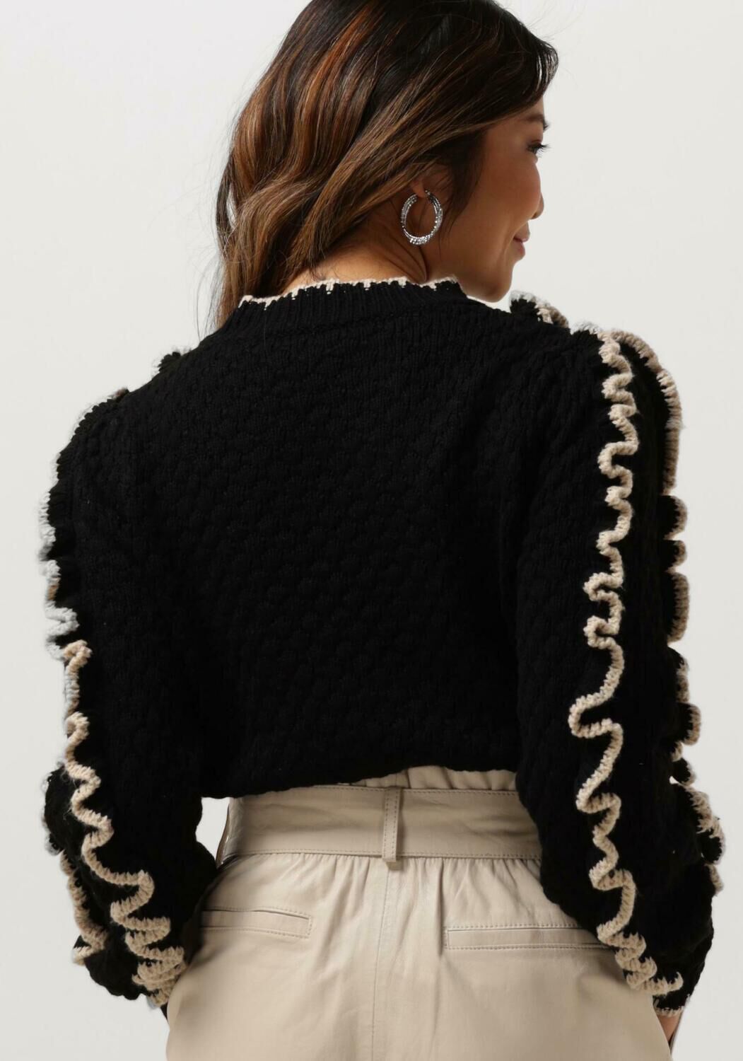 OBJECT Dames Truien & Vesten Objyaa L s Knit Pullover 131 Zwart