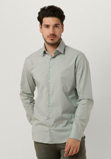 Mint CALVIN KLEIN Klassiek overhemd POPLIN STRETCH SLIM SHIRT - large