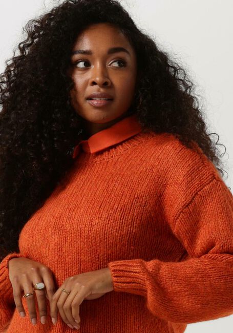 Oranje MODSTRÖM Trui VALENTIA O-NECK - large