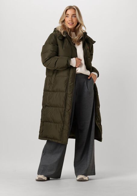 Groene TOMMY JEANS Gewatteerde jas TJW ALASKA LONG PUFFER - large