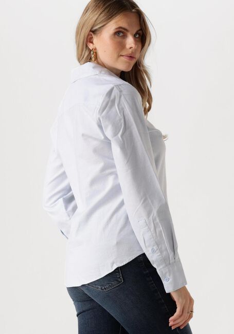 Lichtblauwe TOMMY HILFIGER Blouses OXFORD COTTON REGULAR SHIRT - large