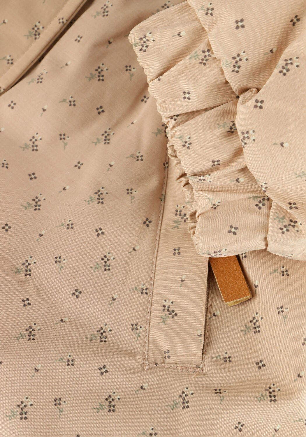 Beige LIL' ATELIER Parka's NMFGERDA PADDED LONG JACKET AOP FO LIL - large