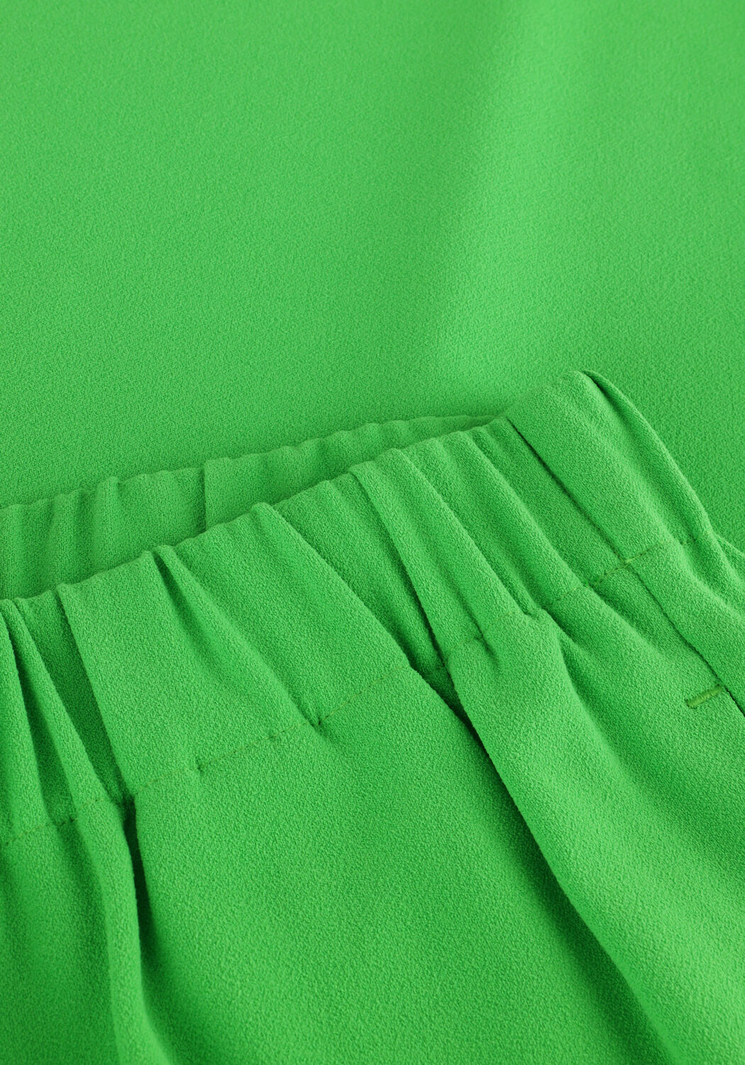 Groene SELECTED WOMEN Wijde broek SLFTINNI-RELAXED MW WIDE PANT N - large