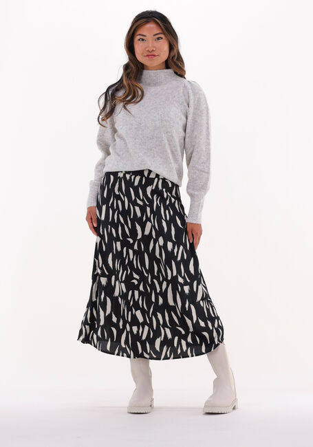 Zwarte OBJECT Midirok PAPAYA HW LONG SKIRT - large