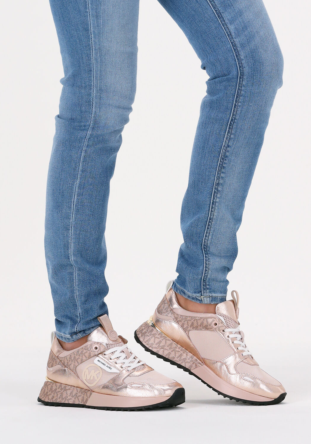 Roze MICHAEL KORS Lage sneakers THEO TRAINER - large