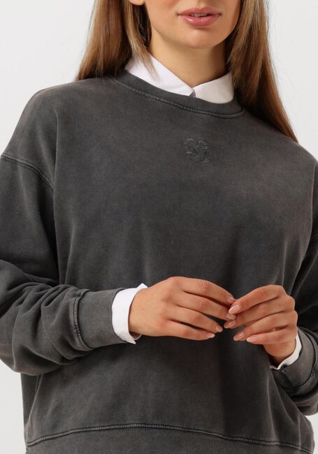 Donkergrijze MY ESSENTIAL WARDROBE Trui DIEGOMW LOGO EMB. SWEAT - large