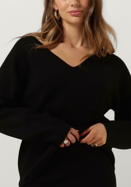 Zwarte OBJECT Trui OBJREYNARD V-NECK PULLOVER - large