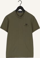Groene FRED PERRY T-shirt POCKET DETAIL PIQUE SHIRT Groene FRED PERRY T-shirt POCKET DETAIL PIQUE SHIRT - medium
