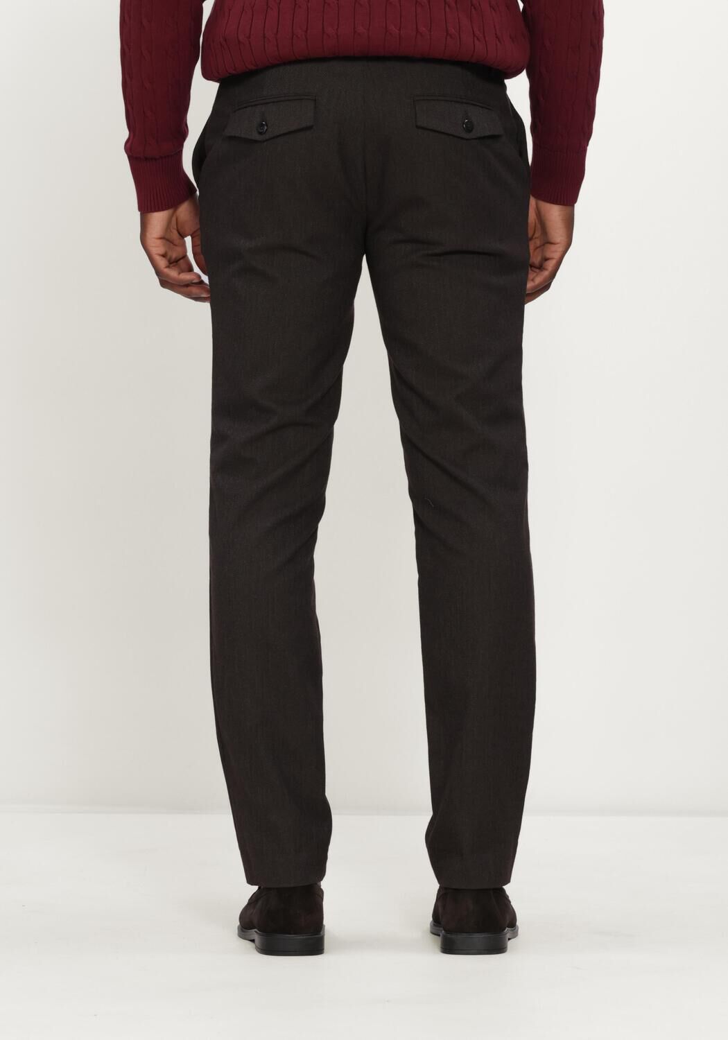 Bruine ALBERTO Pantalon LOU - large