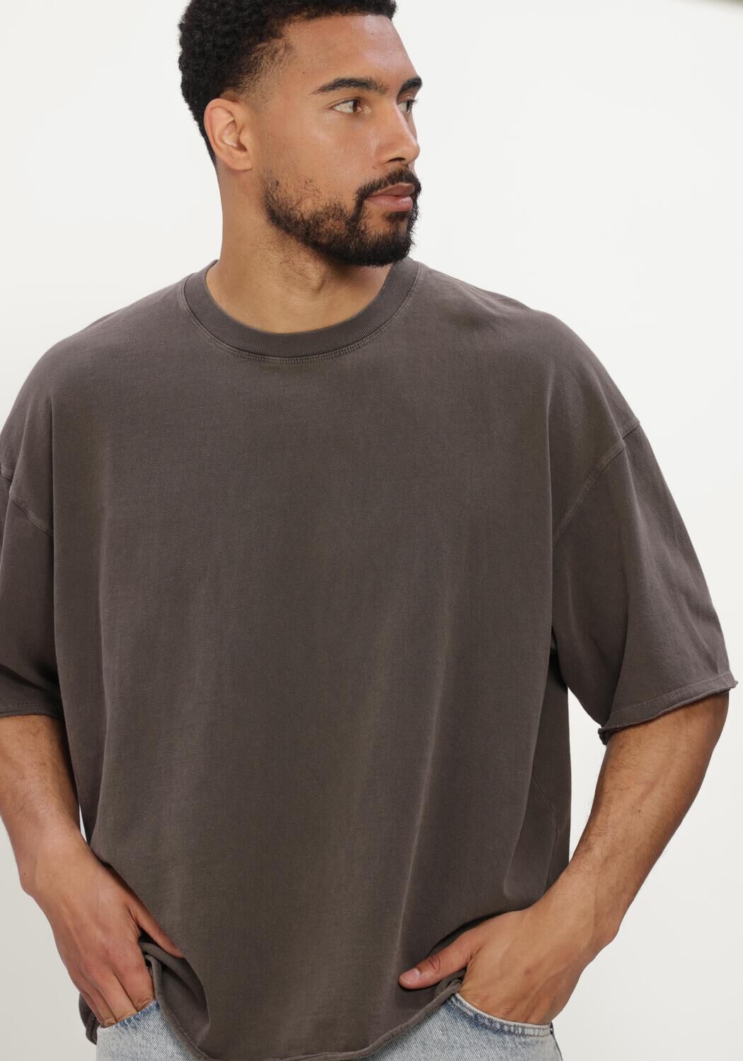 Bruine AMERICAN VINTAGE T-shirt AFOMA - large