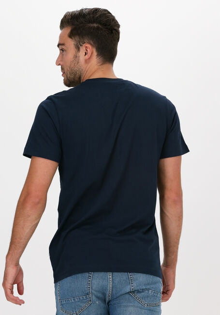 Donkerblauwe SELECTED HOMME T-shirt SLHNORMANI180 SS O-NECK TEE - large