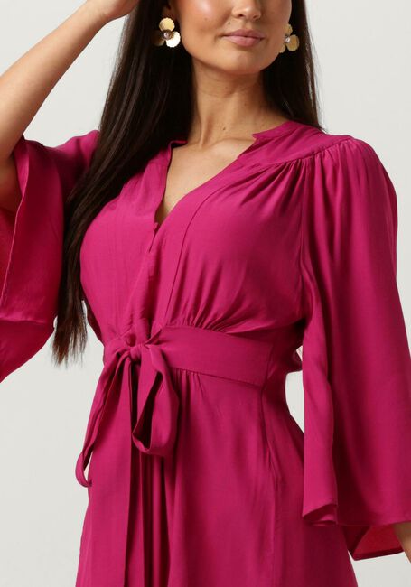 Roze POM AMSTERDAM Maxi jurk IMPERIAL FUCHSIA DRESS - large