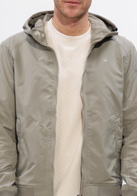 Beige G-STAR RAW Jack TRACK HDD JACKET - large