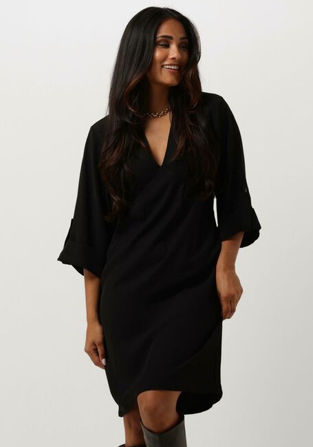 Zwarte ANOTHER LABEL Mini jurk AMILIA SHORT DRESS L/S - large