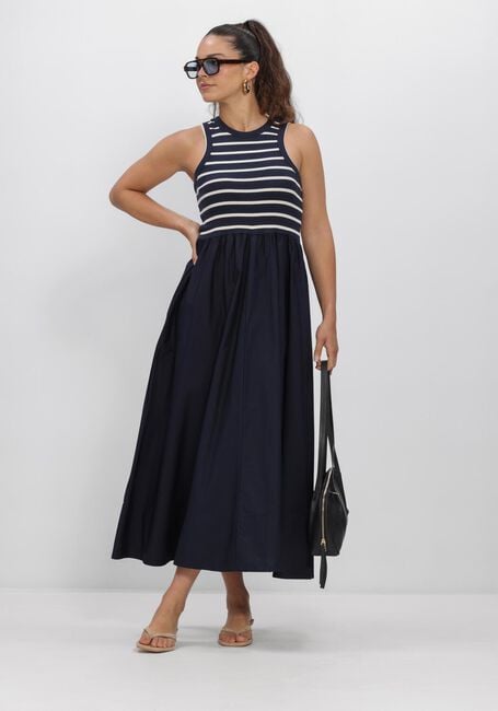 Donkerblauwe Y.A.S. Jurken YASMIRI SL LONG DRESS NOOS - large