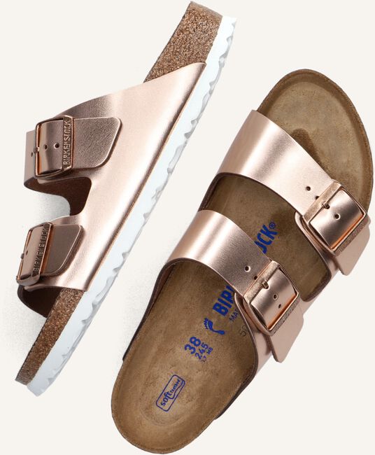 Bronzen BIRKENSTOCK Slippers ARIZONA MET SHINE Bronzen BIRKENSTOCK Slippers ARIZONA MET SHINE - large
