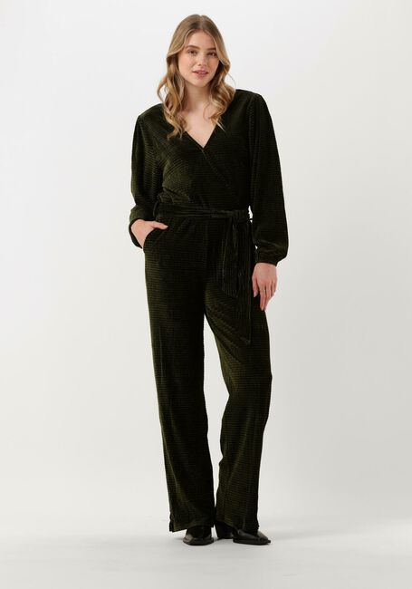 Donkergroene ANOTHER LABEL Jumpsuit PACHE JUMPSUIT L/S - large