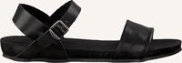 Zwarte RED-RAG Platte sandalen 79136 - medium