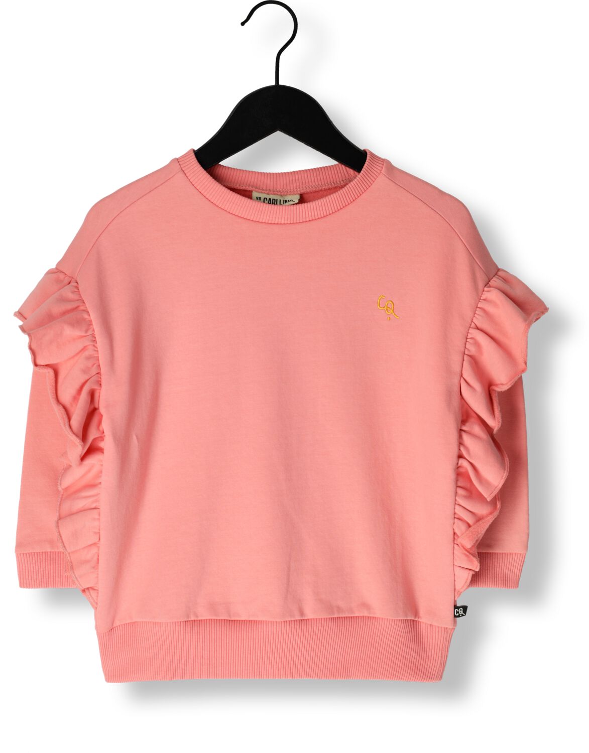 CARLIJNQ Meisjes Truien & Vesten Basic-girls Ruffled Sweater Roze
