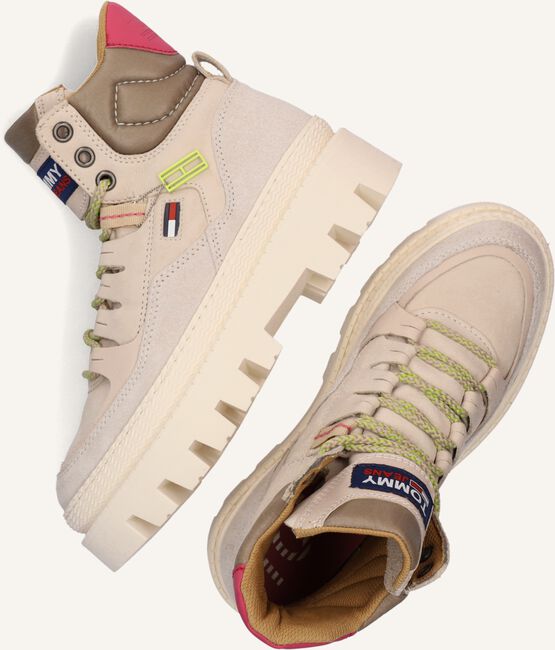 Beige TOMMY JEANS Hoge sneakers HYBRID B Beige TOMMY JEANS Hoge sneakers HYBRID B - large