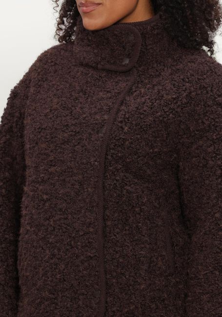 Bruine OBJECT Teddy jas OBJIDUNA SHORT JACKET - large