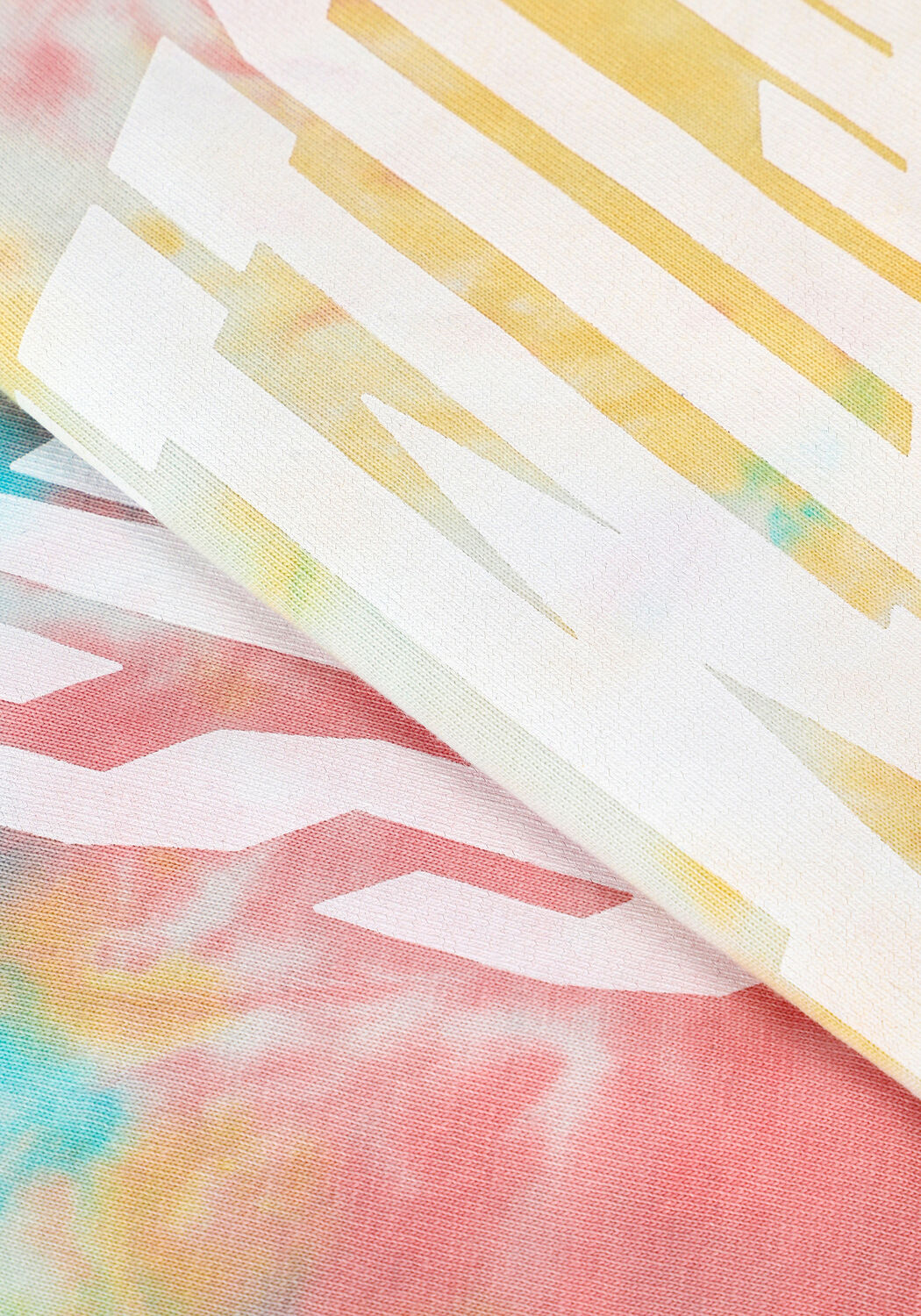 Multi TOMMY JEANS T-shirt TJW OVRSZD CROP TIEDYE COLLEGE 1 - large