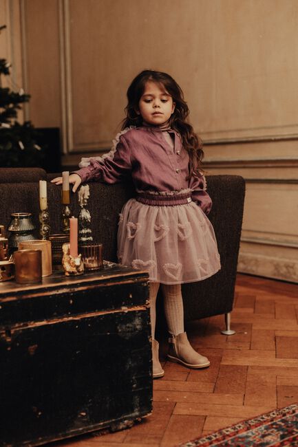 Paarse BAJE STUDIO Minirok FEY - large