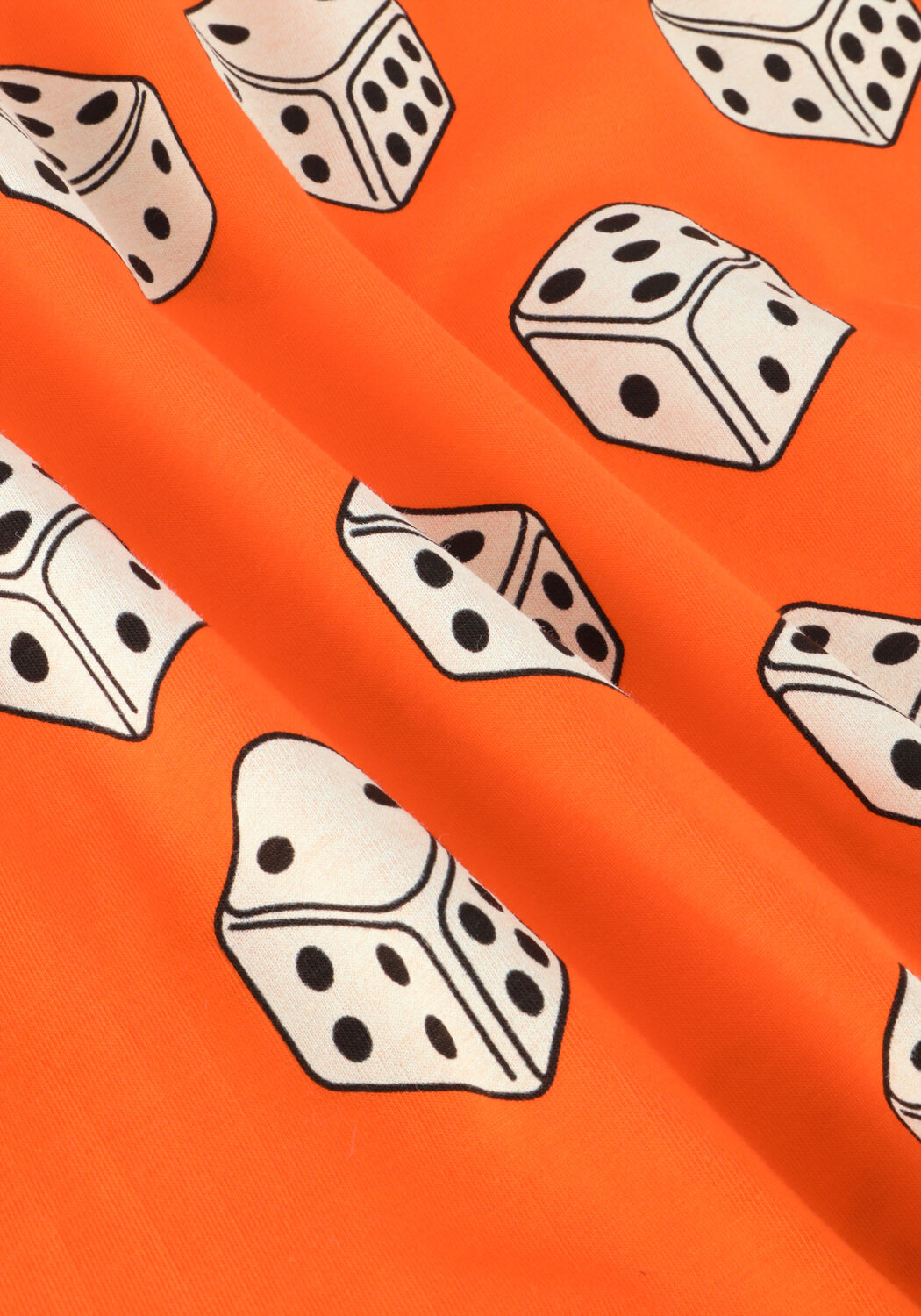 CARLIJNQ Jongens Polo's & T-shirts Dice Oversized T-shirt Oranje