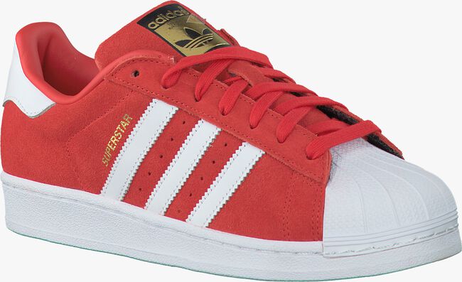 Adidas superstar metallic heren rood Clearance