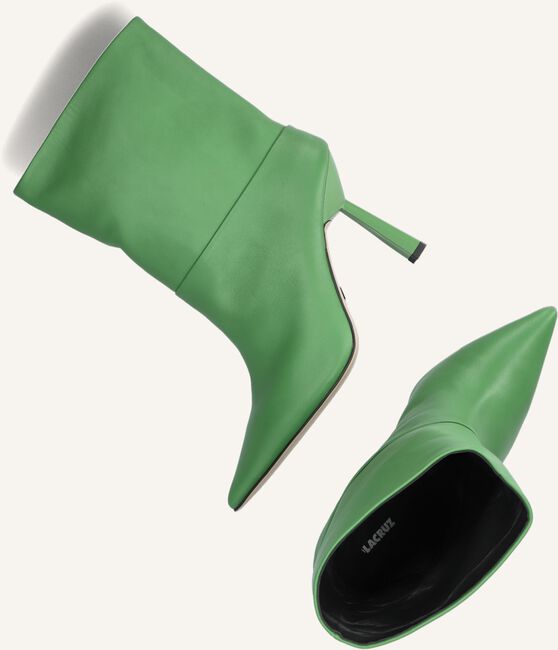 Groene LOLA CRUZ Enkellaarsjes 018B10BK Groene LOLA CRUZ Enkellaarsjes 018B10BK - large