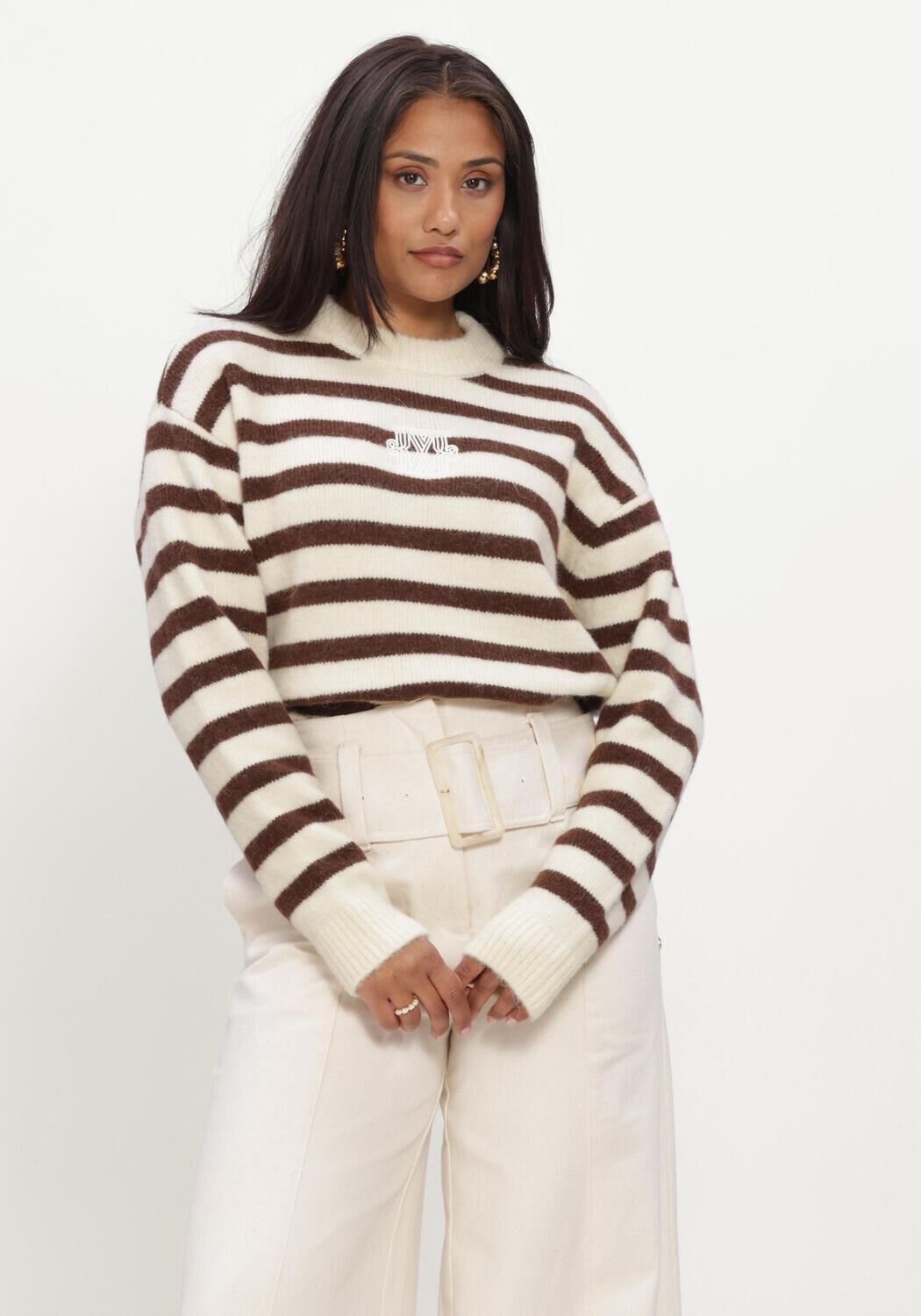 Creme JOSH V Trui IZE SWEATER - large