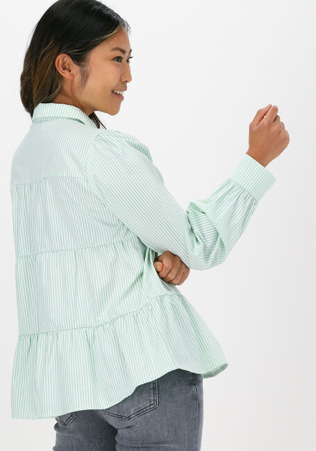 Groene NEO NOIR Blouses RICA STRIPE SHIRT - large