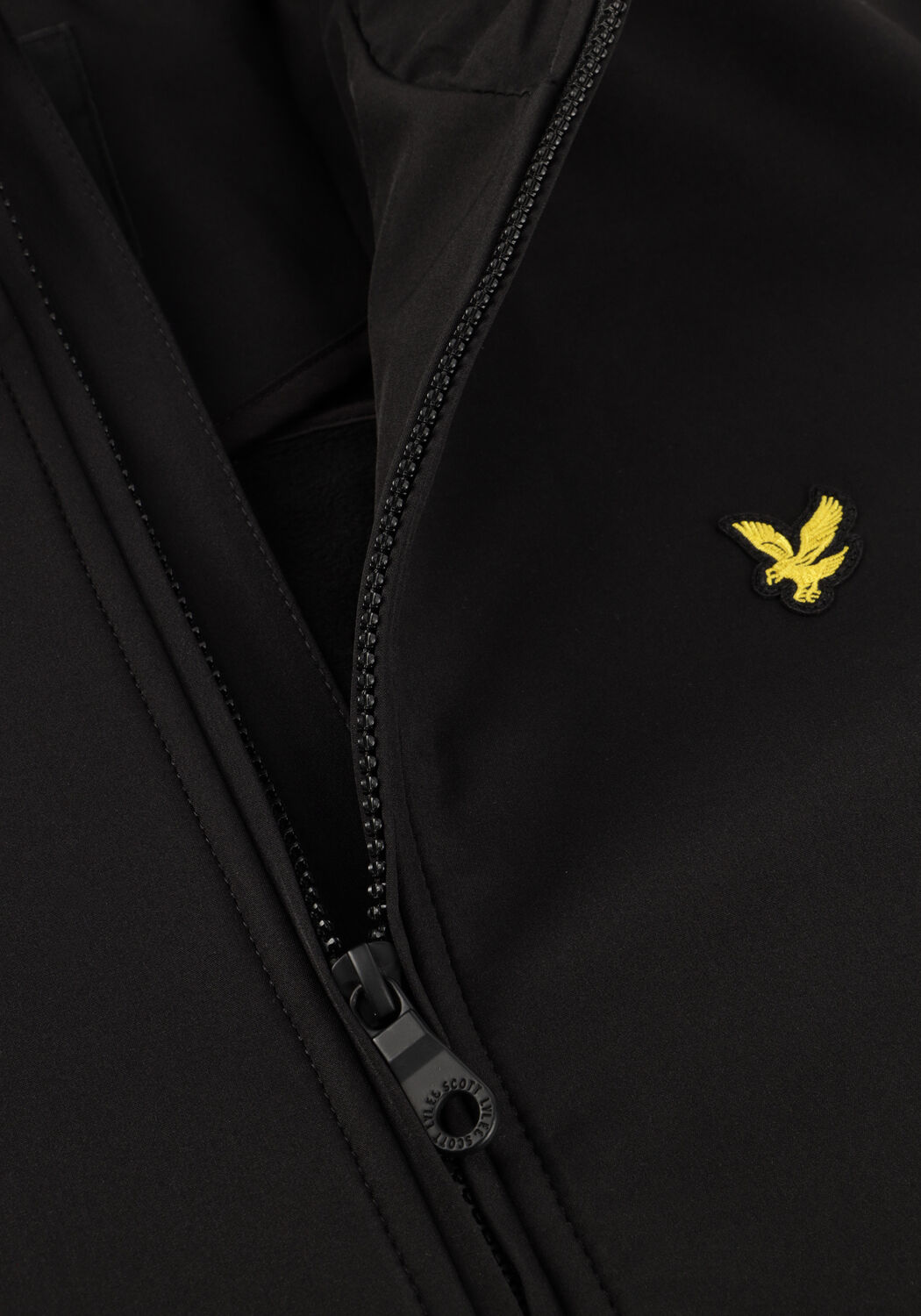 Zwarte LYLE & SCOTT Jack FLEECE BACK SOFTSHELL - large
