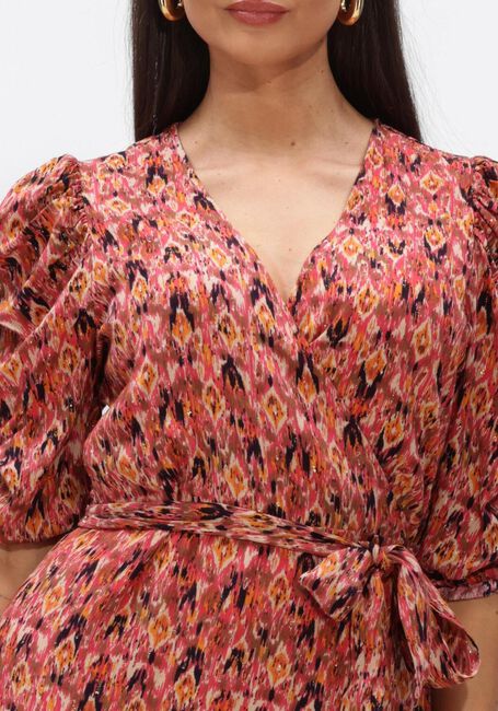 Multi AAIKO Midi jurk PIDA IKAT VIS 512 - large