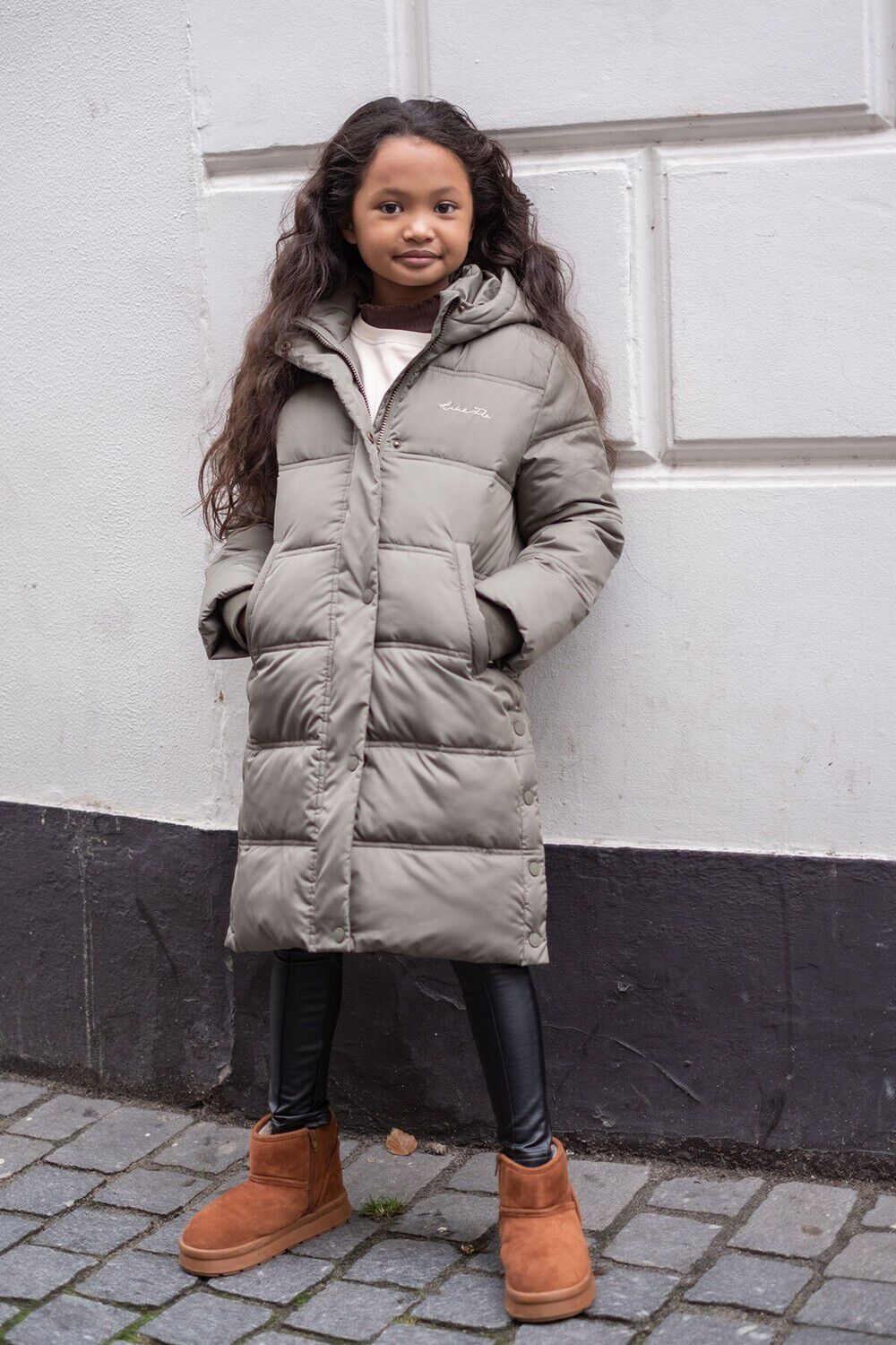 Groene LIKE FLO Gewatteerde jas AVA - large