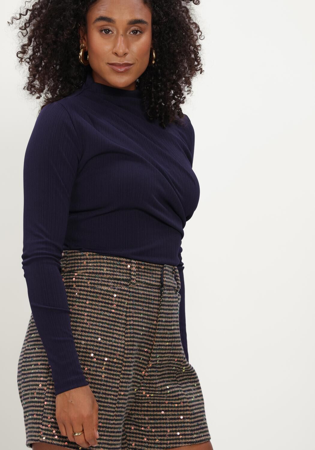 Donkerblauwe STUDIO AMAYA Top BO TOP - large