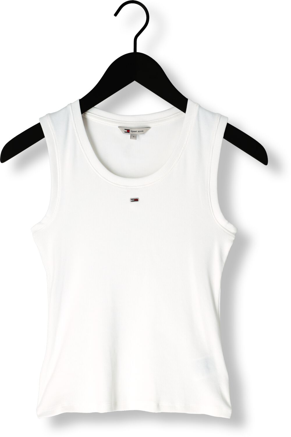 TOMMY JEANS Dames Tops & T-shirts Tjw Essential Rib Tank Ext Wit