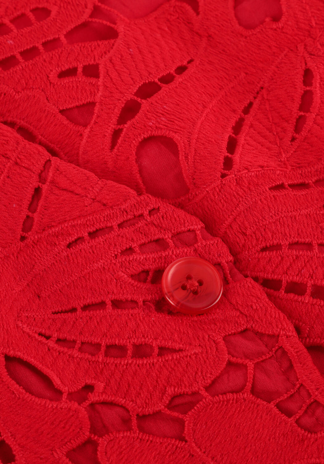 Rode POM AMSTERDAM Top TOP LACE BLOOM RED - large