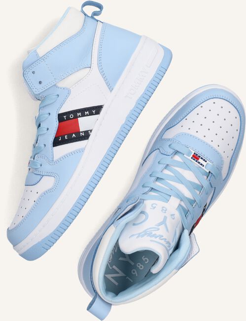 Blauwe TOMMY JEANS Hoge sneakers TOMMY JEANS MID POP BASKET WOMEN Blauwe TOMMY JEANS Hoge sneakers TOMMY JEANS MID POP BASKET WOMEN - large