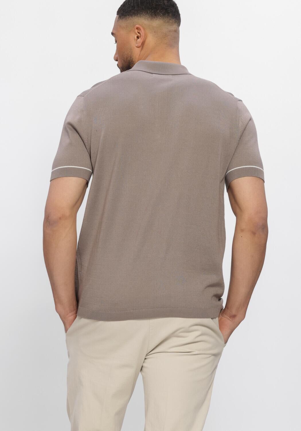Taupe STEFANO LAURAN Polo POLO BASTIAN - large