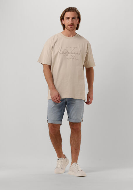 Blauwe CALVIN KLEIN Jeans SLIM SHORT - large