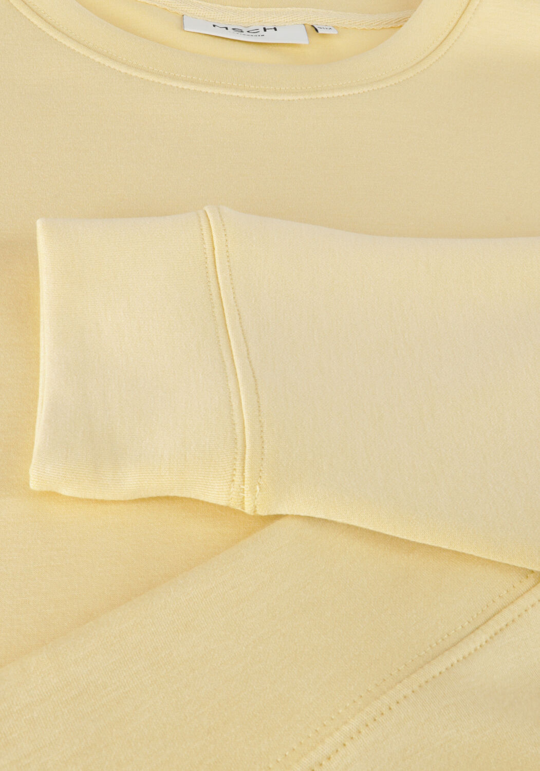 Butter yellow MSCH COPENHAGEN Sweater MSCHIMA Q SWEATSHIRT - large