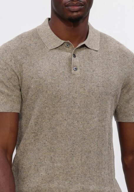 Beige PROFUOMO Polo POLO SS COTTON LINEN - large