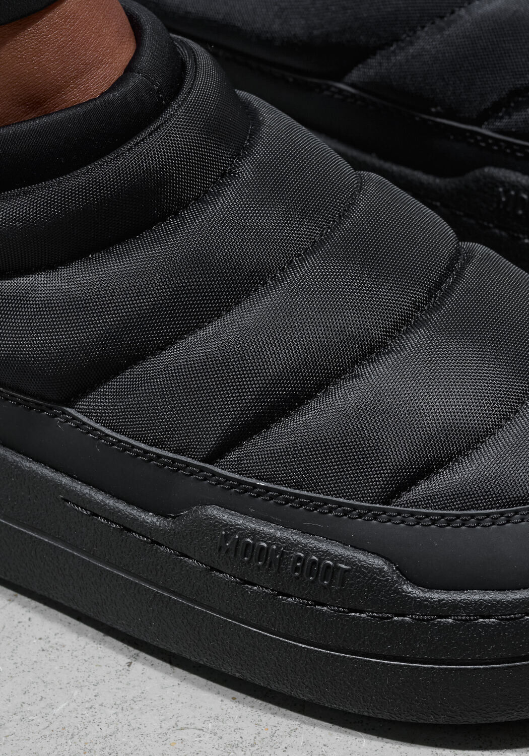 Zwarte MOON BOOT Snowboots MB PARK SOFT NYLON - large