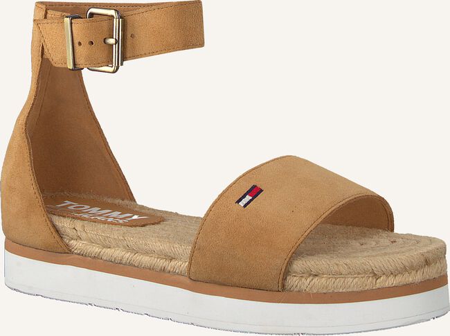 Camel TOMMY HILFIGER Platte sandalen NATURAL ROPE Camel TOMMY HILFIGER Platte sandalen NATURAL ROPE - large