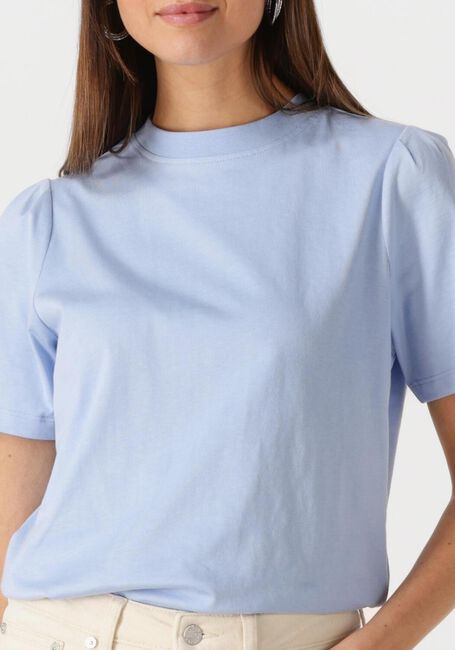 Lichtblauwe ANOTHER LABEL T-shirt GAURE T-SHIRT S/S - large